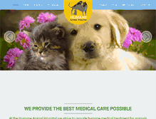 Tablet Screenshot of humaneanimalhospital.com